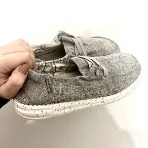 HEYDUDE Womens size 10 grey shoe